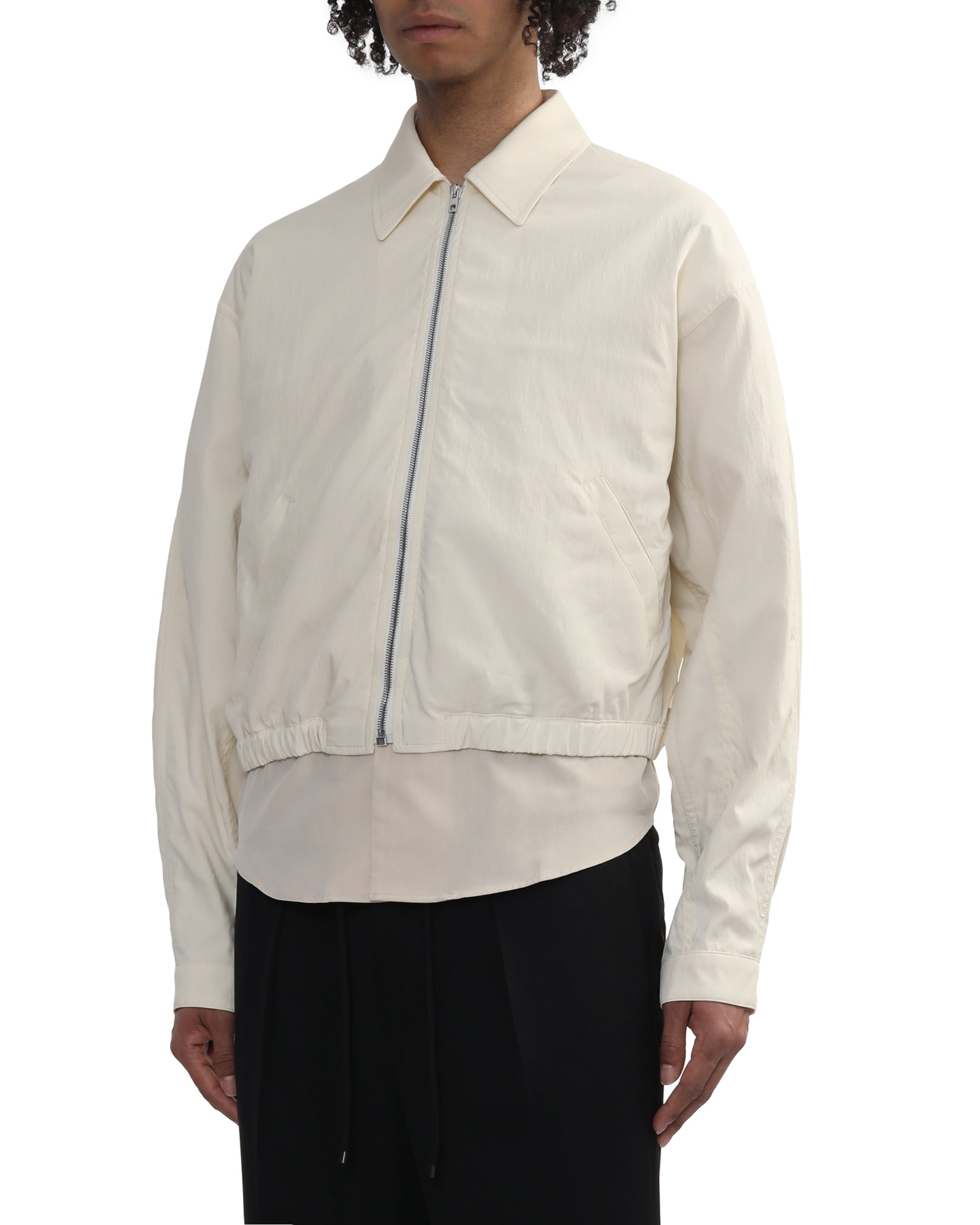 Zipped blouson