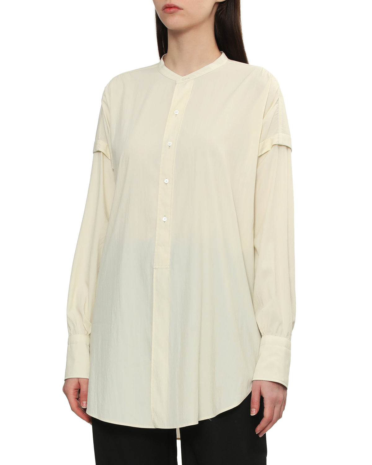 Stand collar shirt