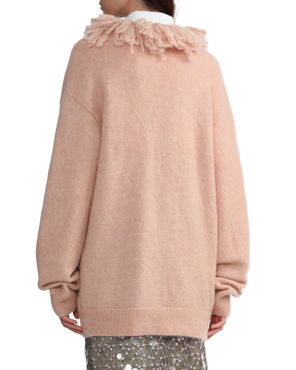 Knitted tassels cardigan