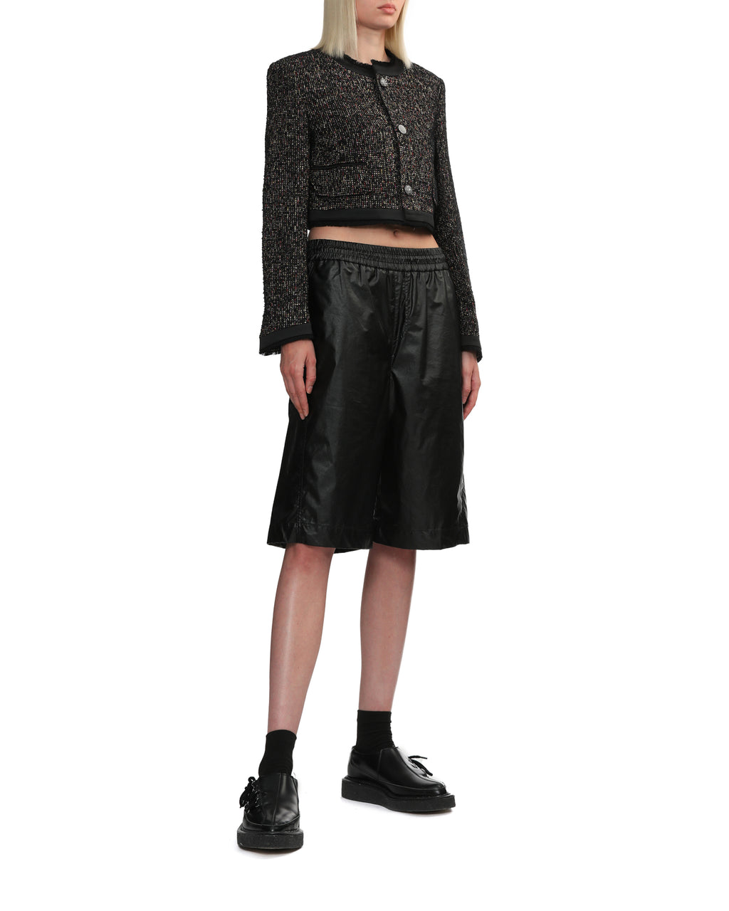 Tweed cropped jacket