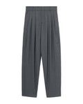 Relaxed fit tucked pants