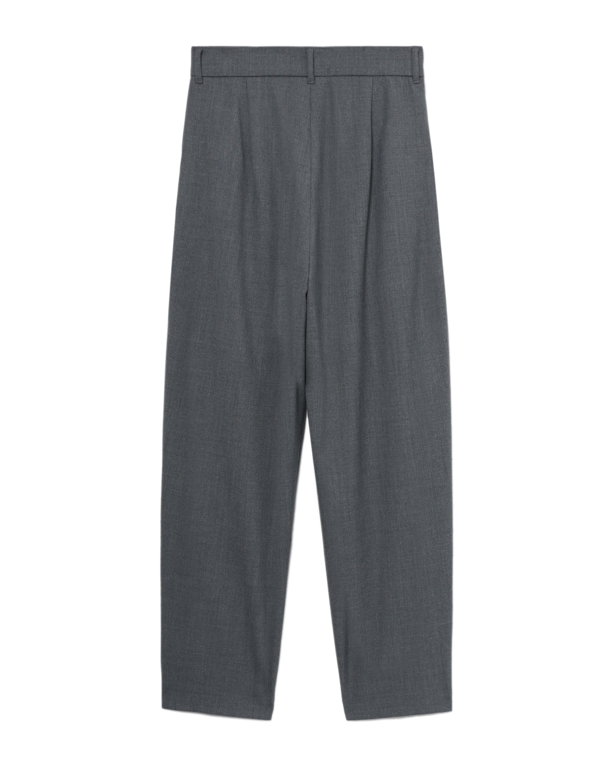 Relaxed fit tucked pants