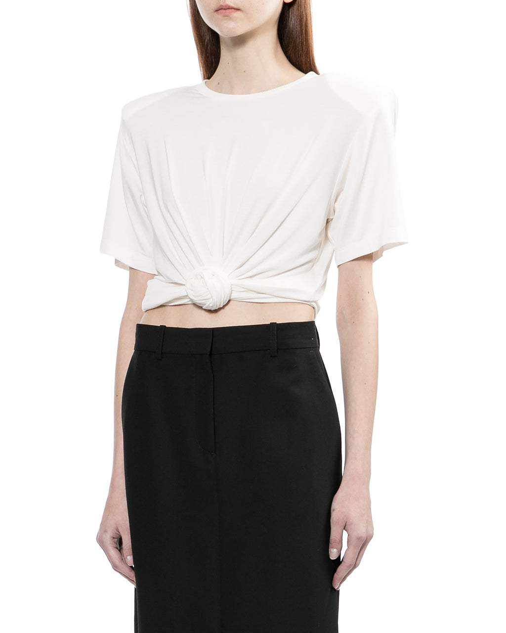 Knot front tee