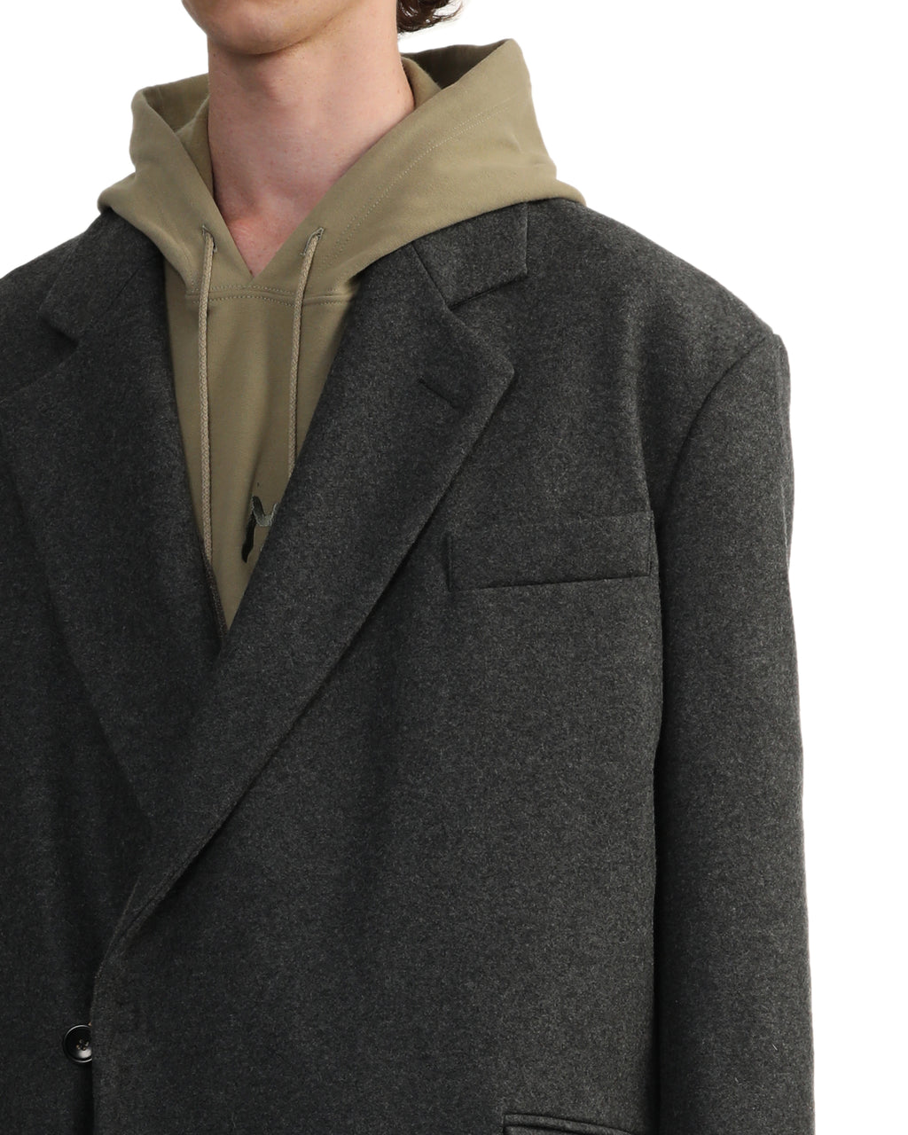 Double breasted coat