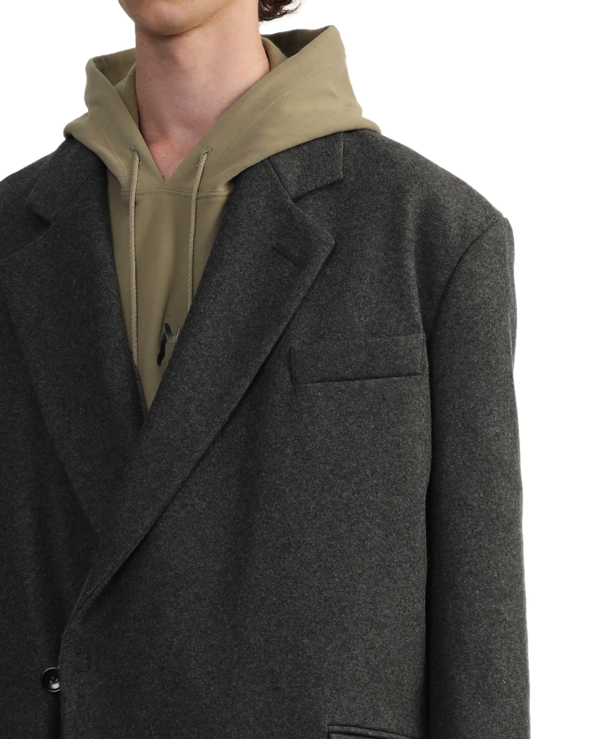 Double breasted coat