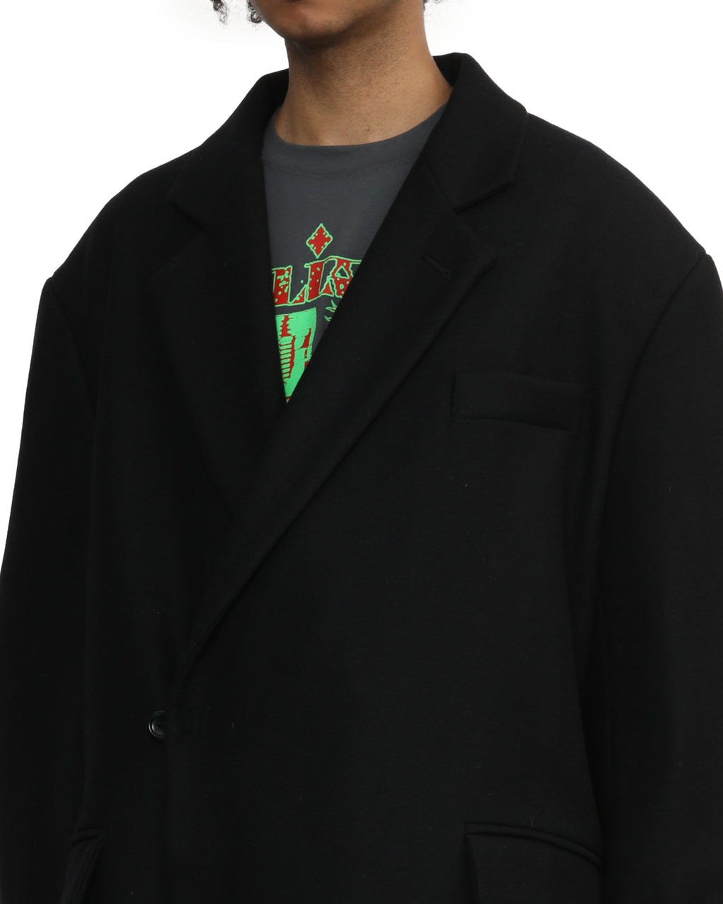 Double breasted coat