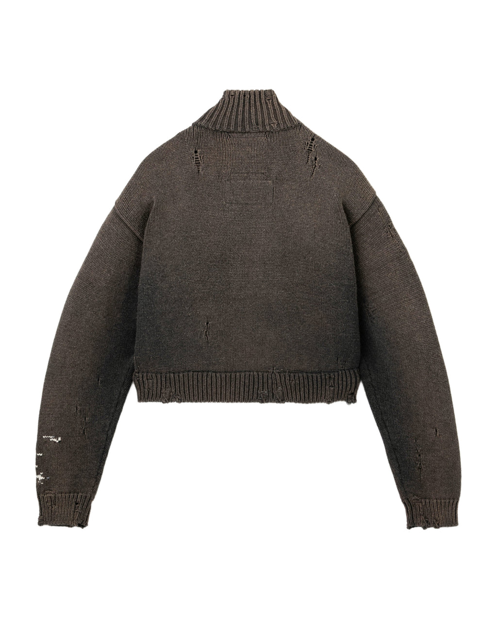 Animal graphic zip cardigan