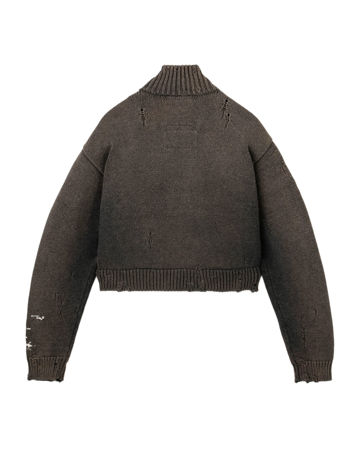 Animal graphic zip cardigan