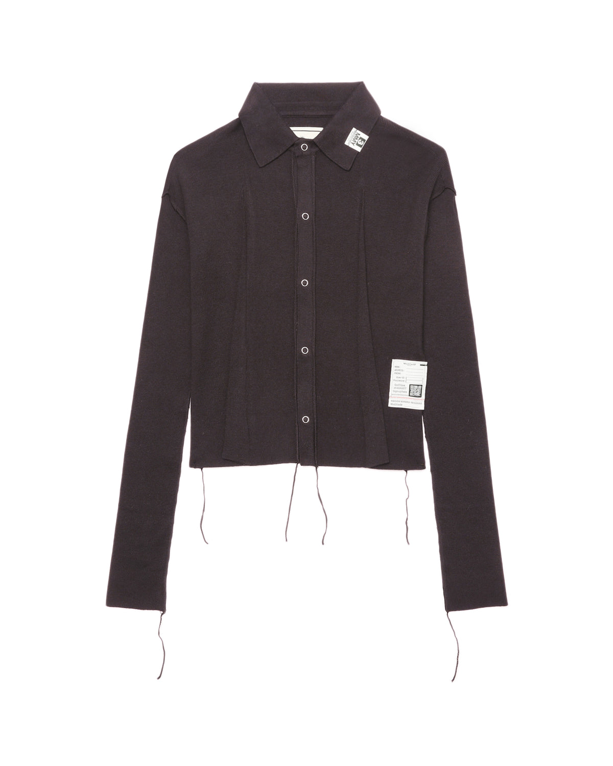 Collared knit top