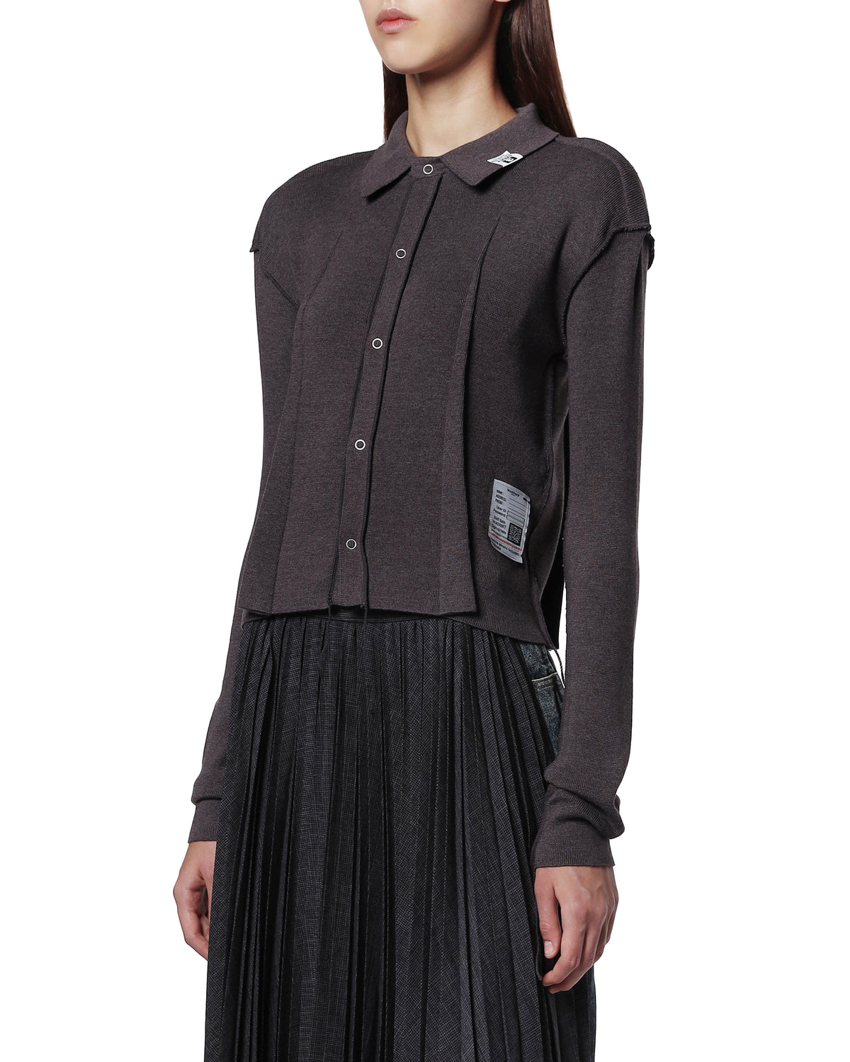 Collared knit top