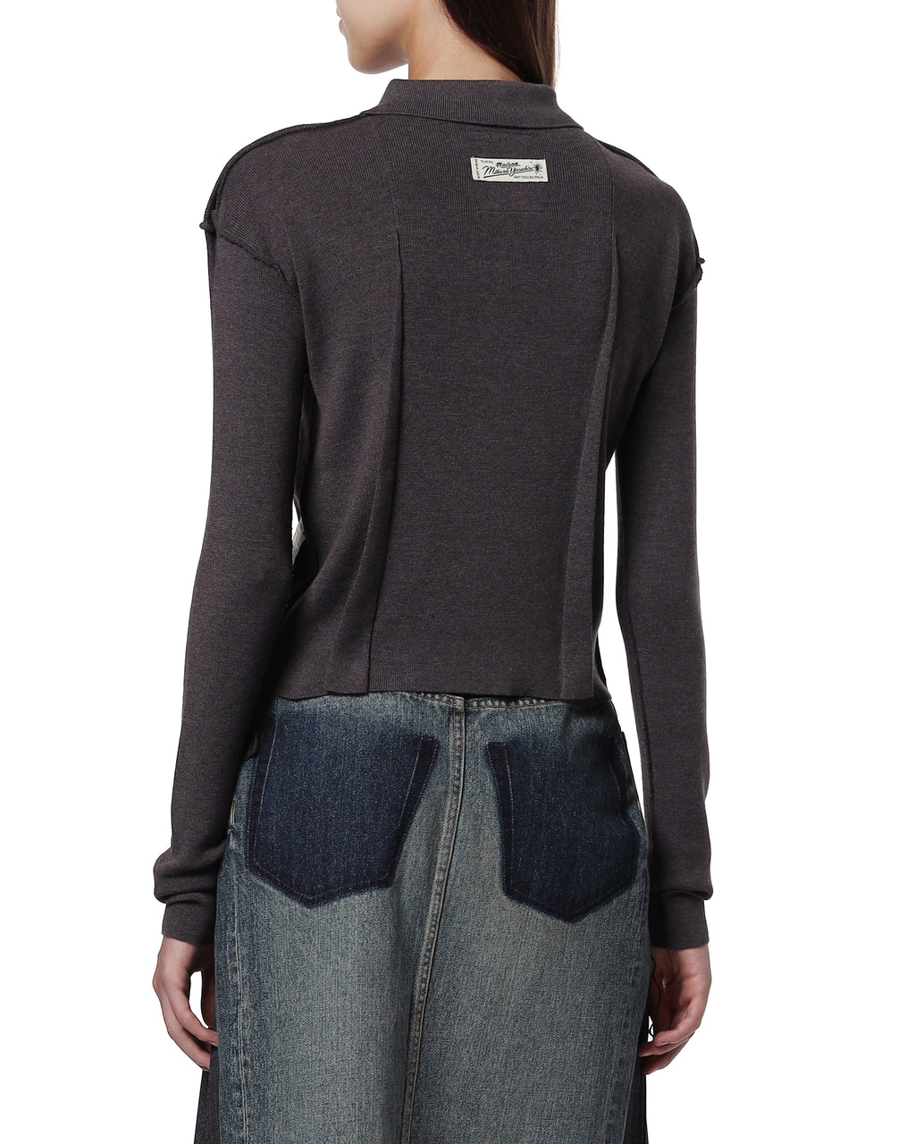 Collared knit top