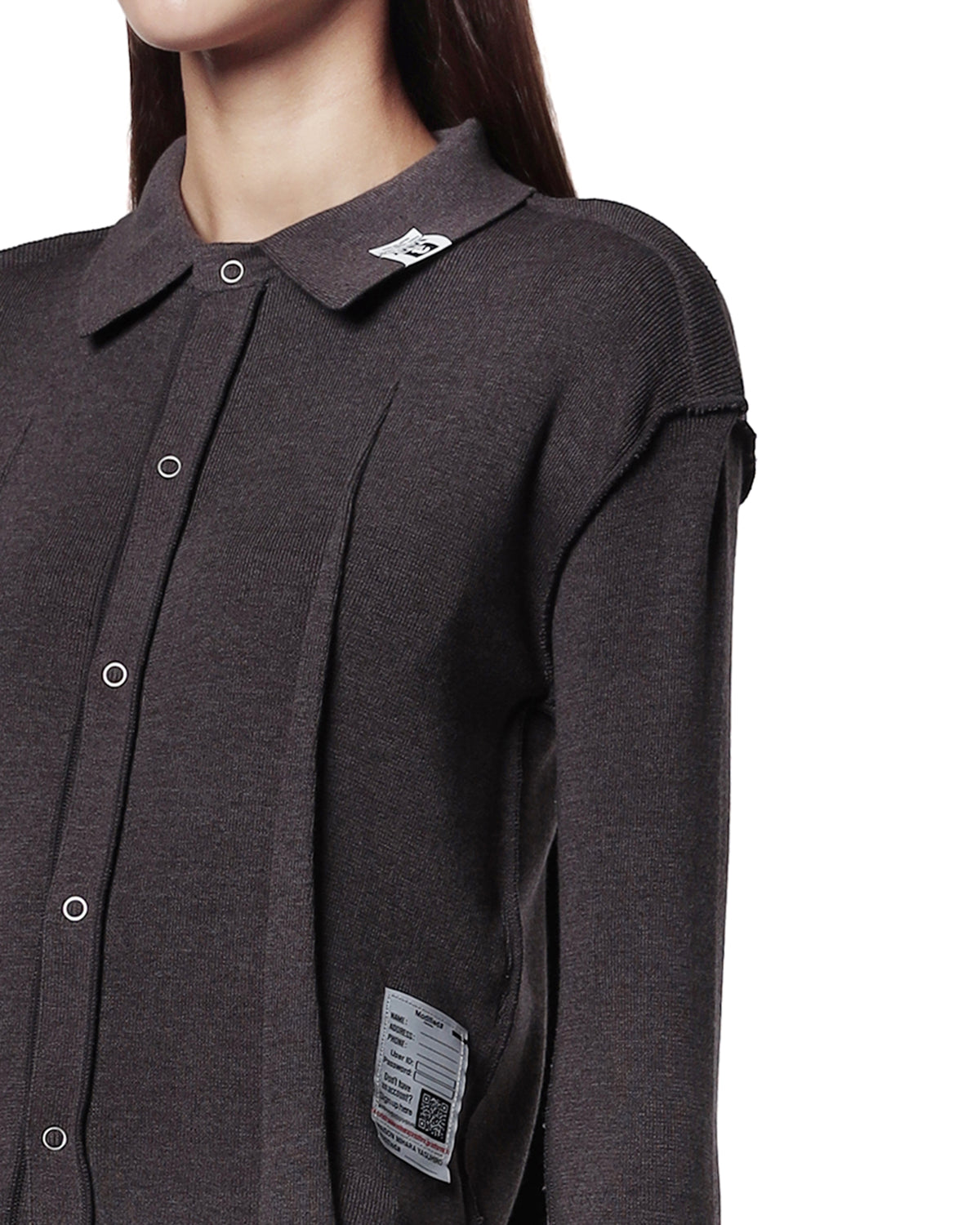 Collared knit top