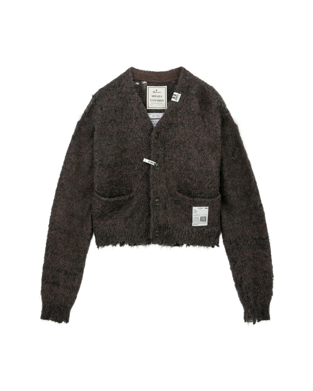 Wool-blend cardigan