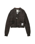 Wool-blend cardigan