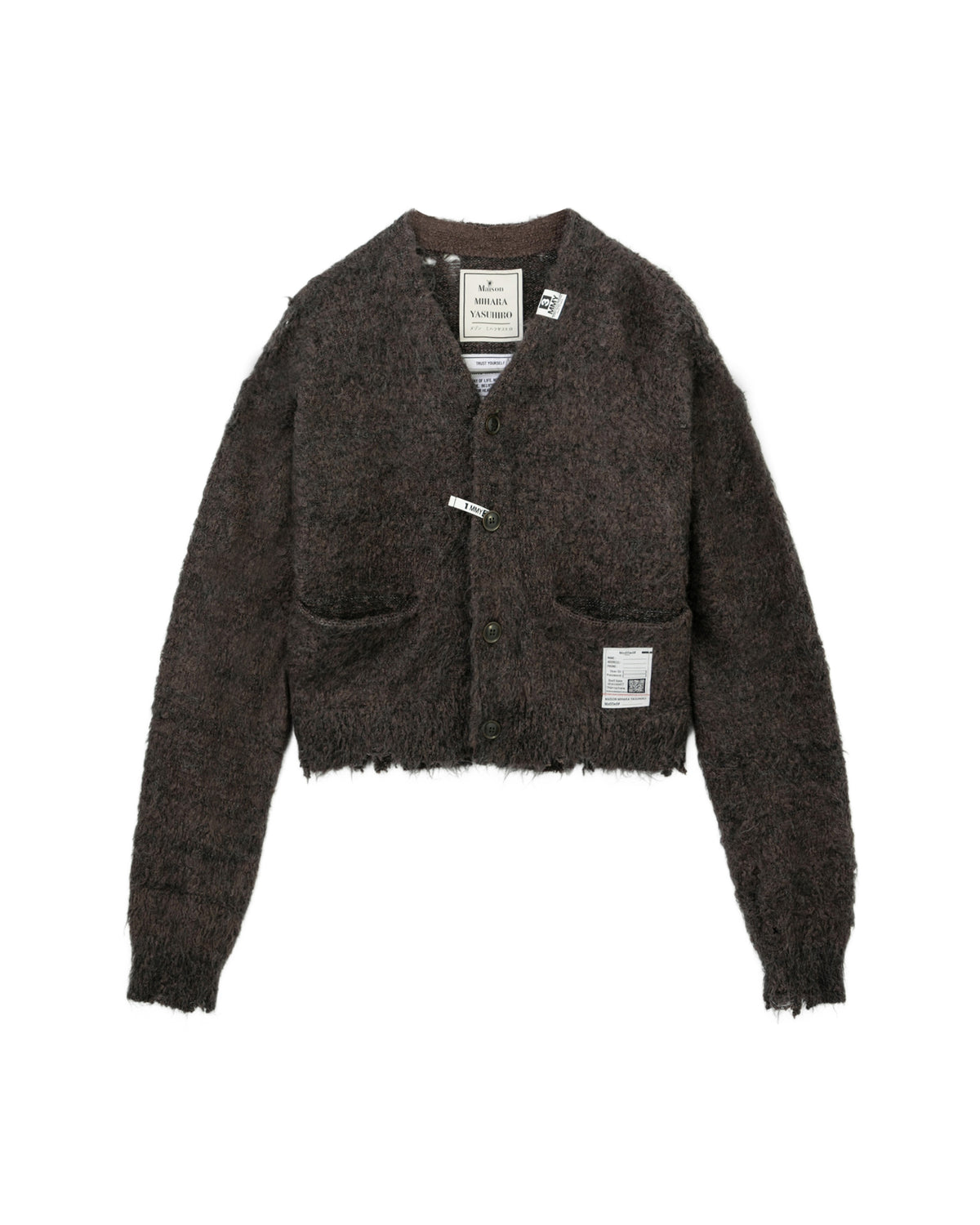 Wool-blend cardigan