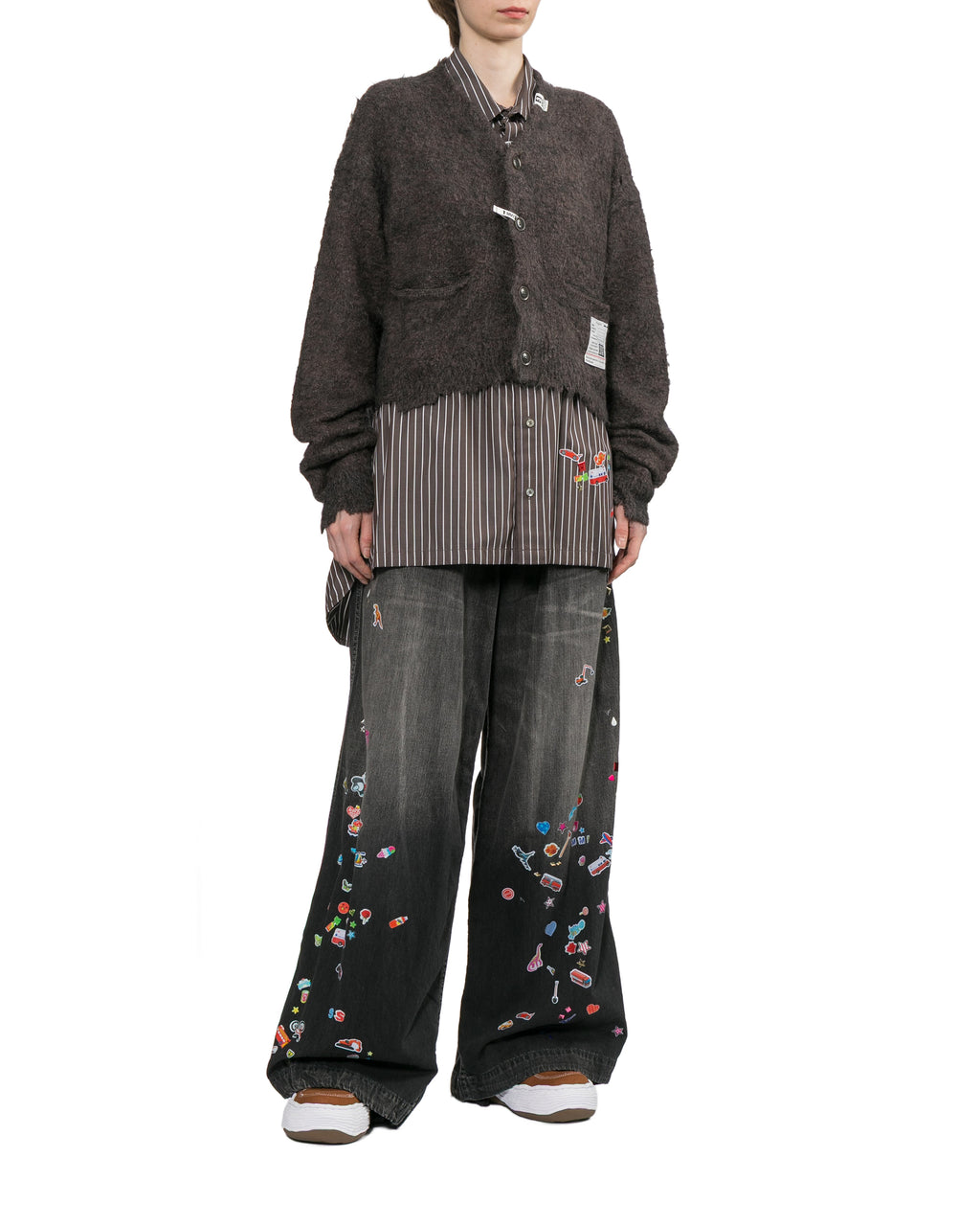 Wool-blend cardigan