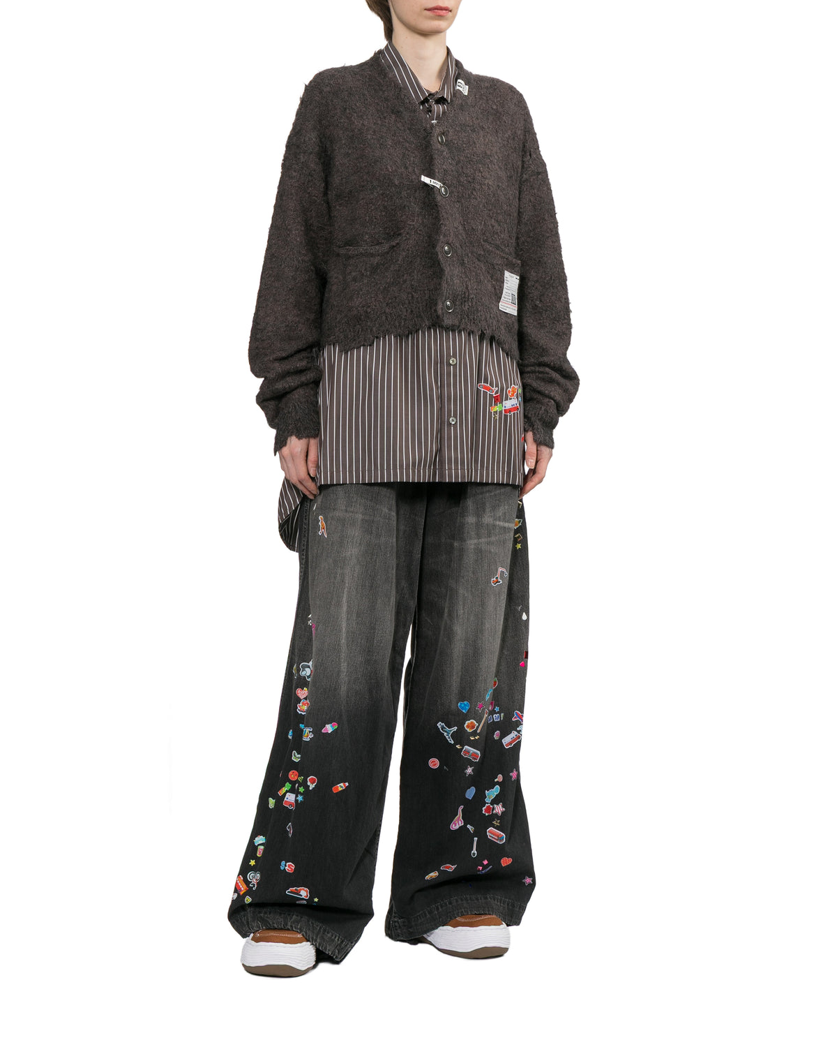 Wool-blend cardigan