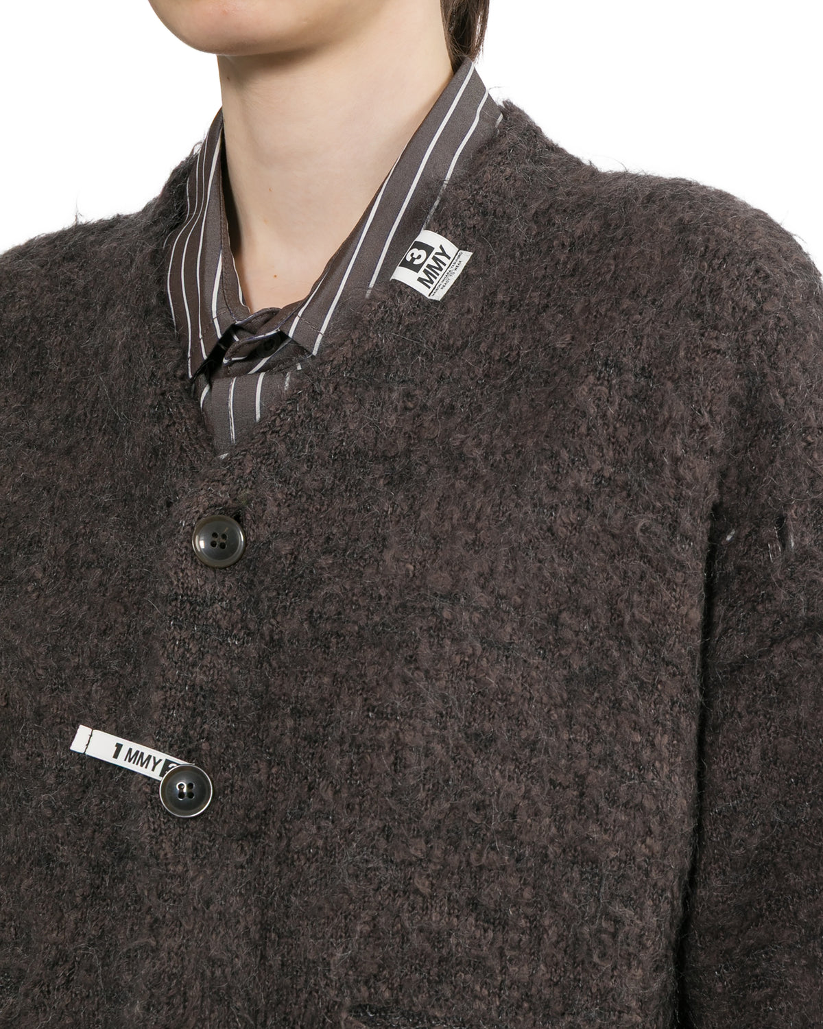 Wool-blend cardigan