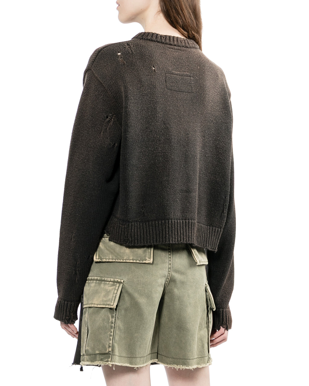 Dinosaur jacquard knit cardigan