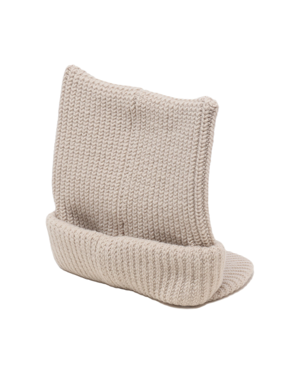 Masked visor knit cap