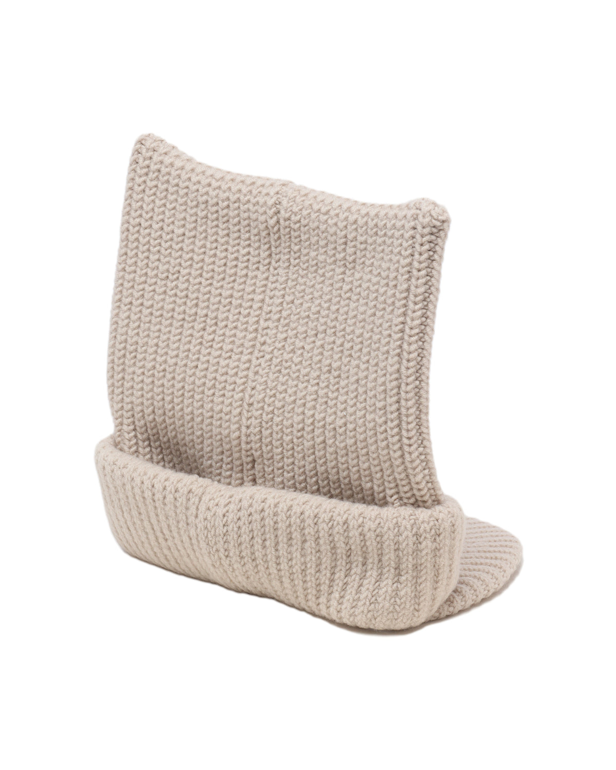 Masked visor knit cap