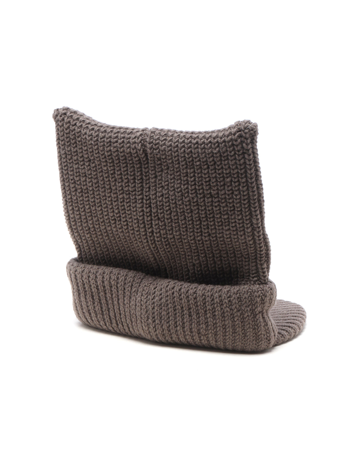 Masked visor knit cap
