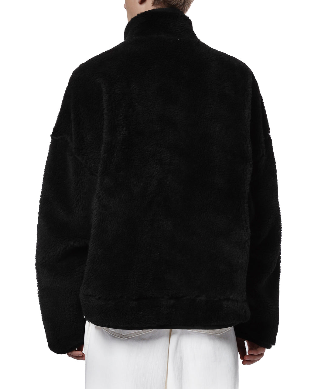 Layered fleece jacket