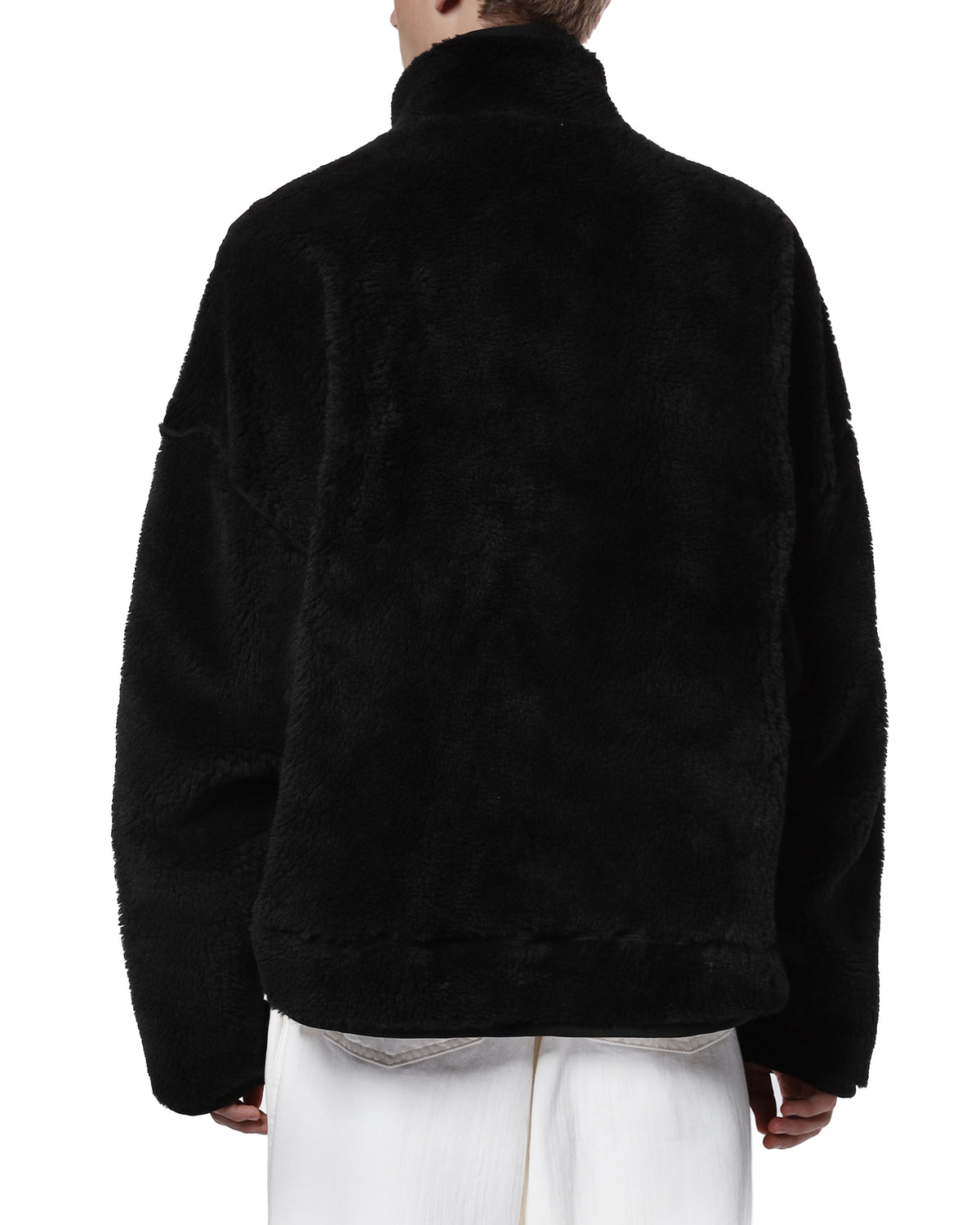 Layered fleece jacket