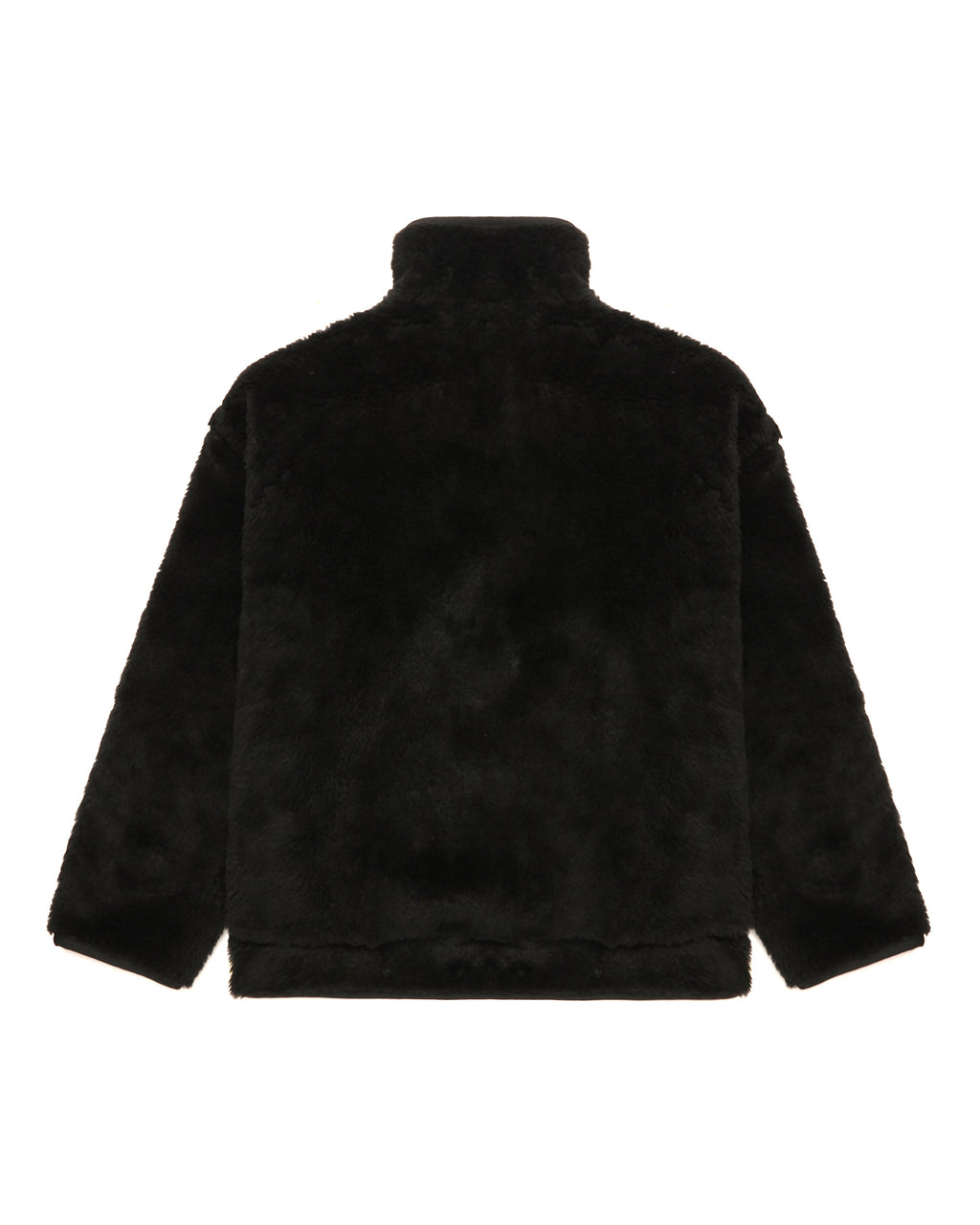 Layered fleece jacket