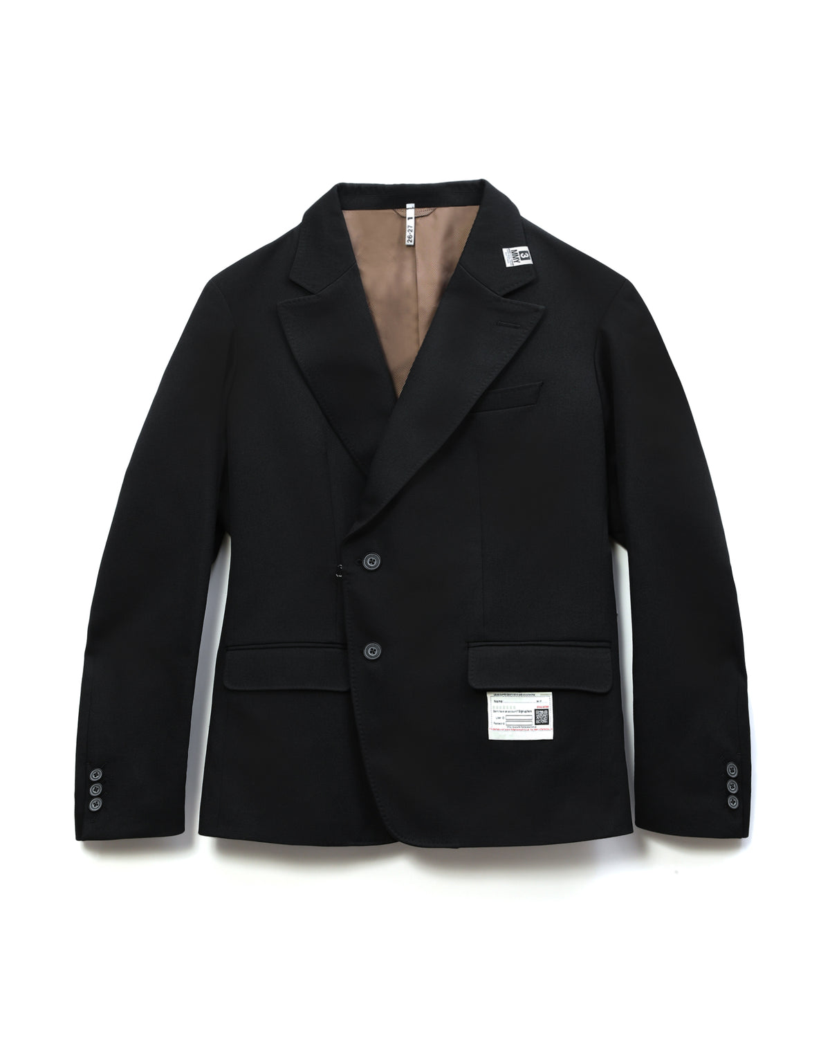 Switch front tailored jacket