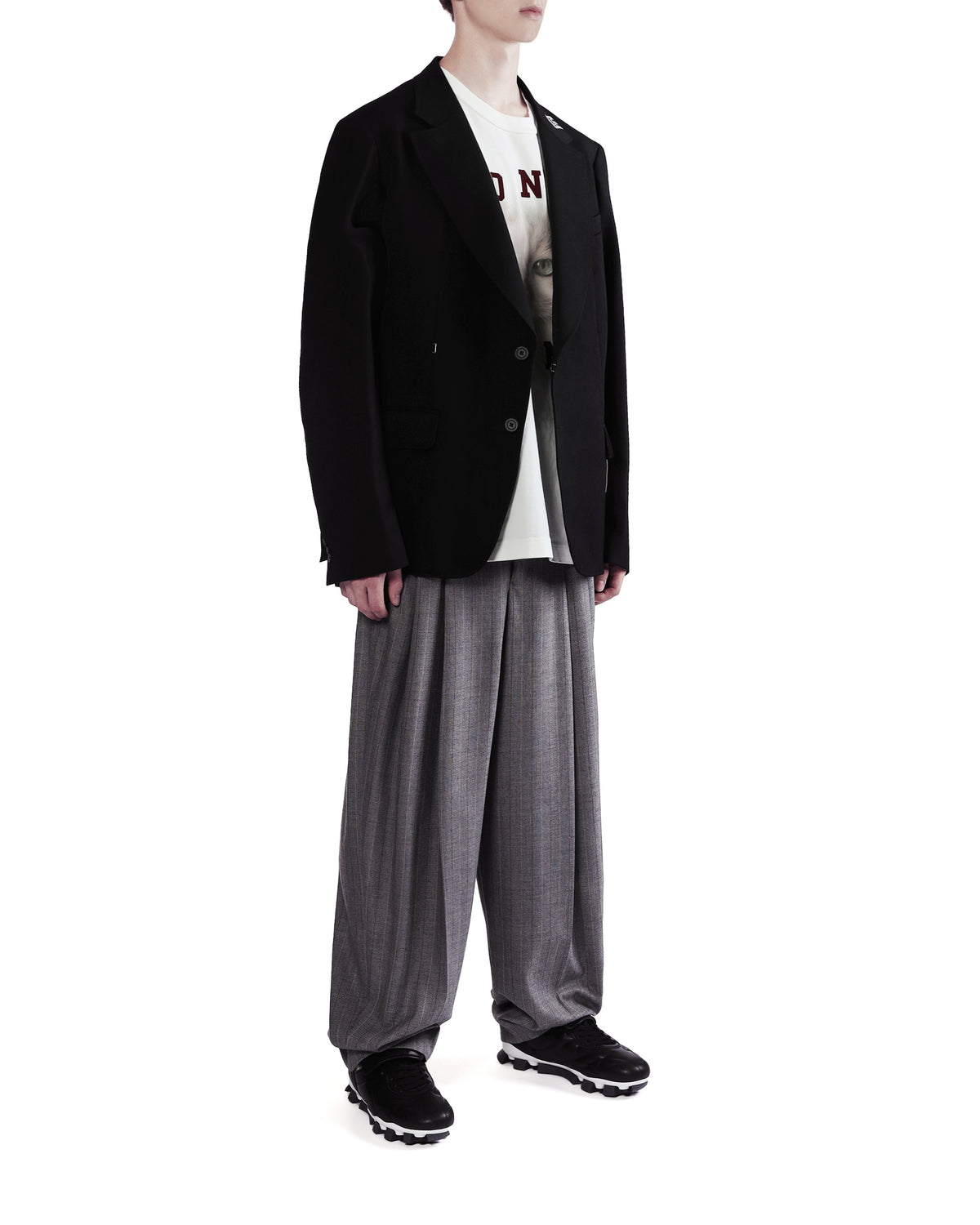 Switch front tailored jacket