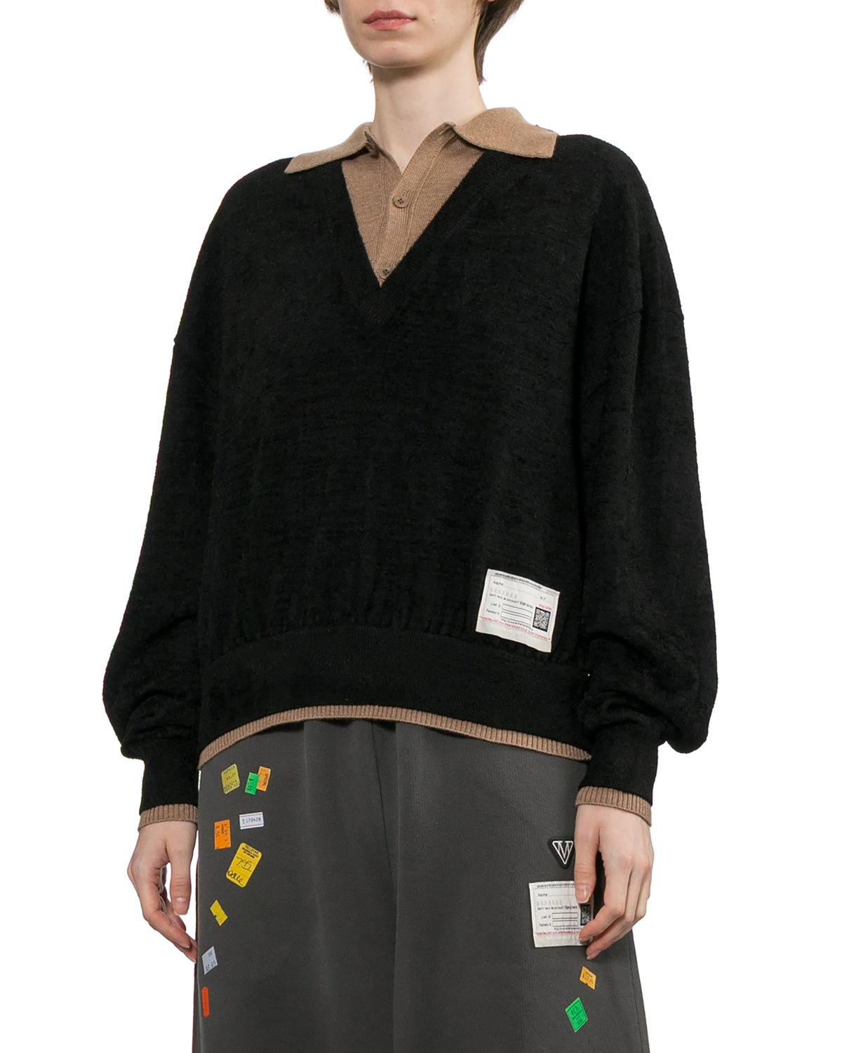 V-neck sweater