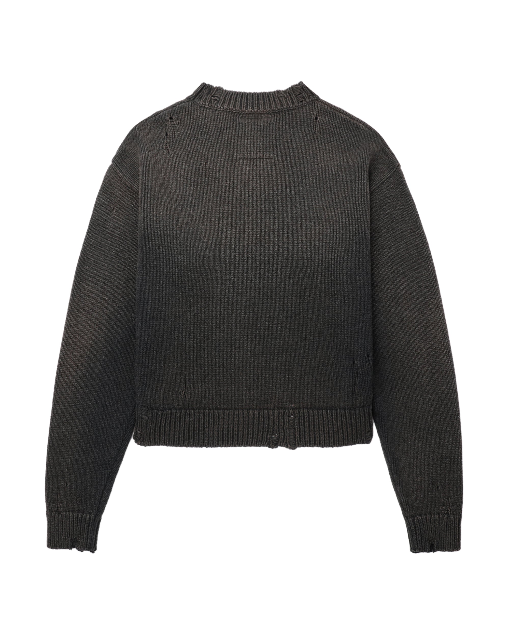 Cropped graphic sweater