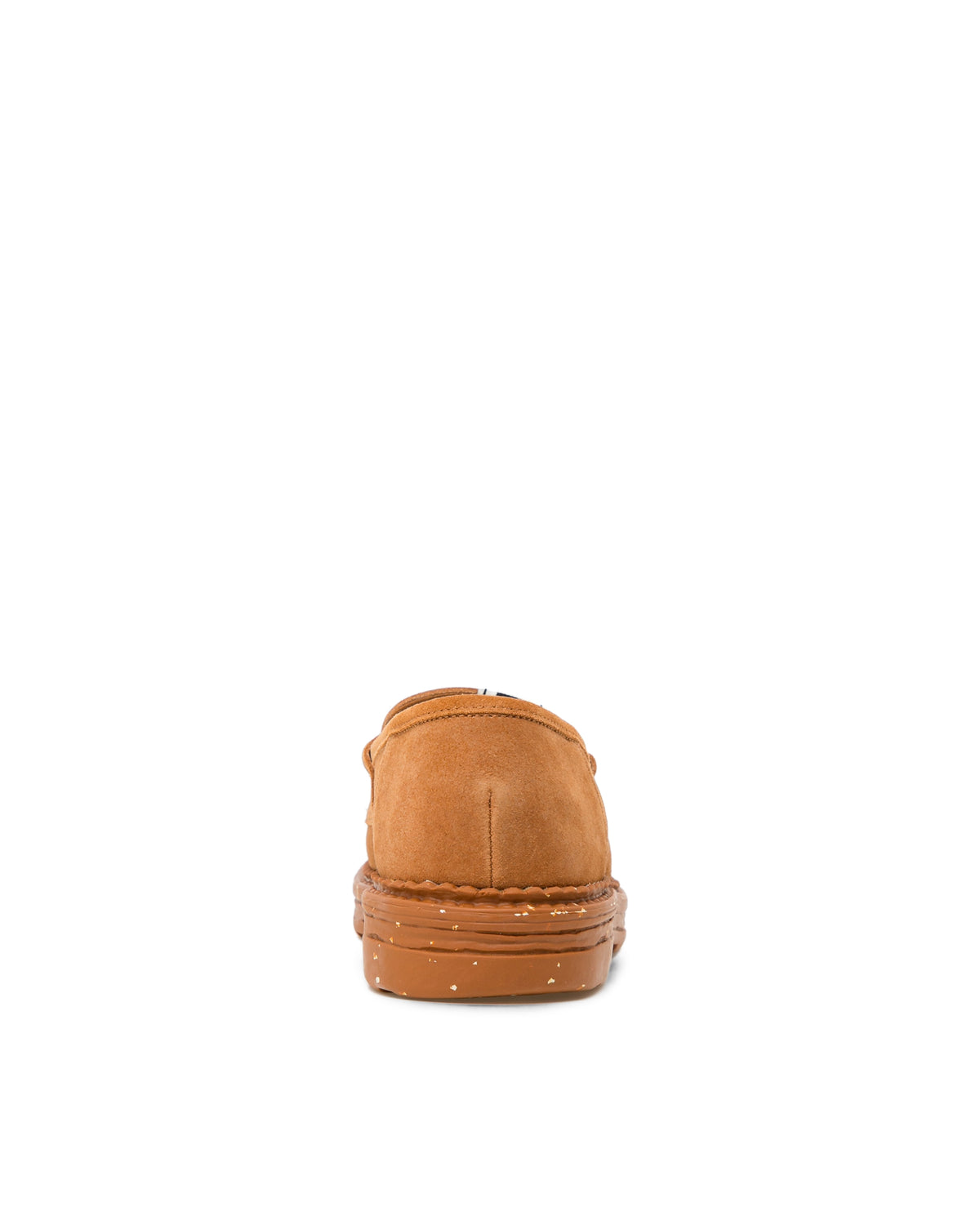 Suede platform loafers
