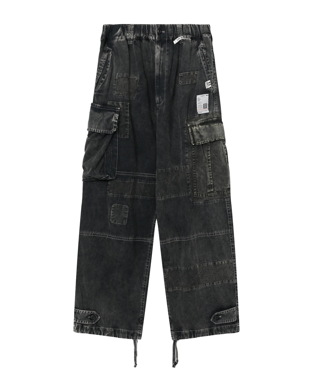 Wide-leg cargo pants
