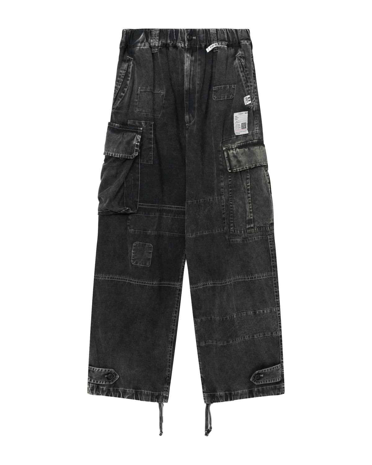 Wide-leg cargo pants