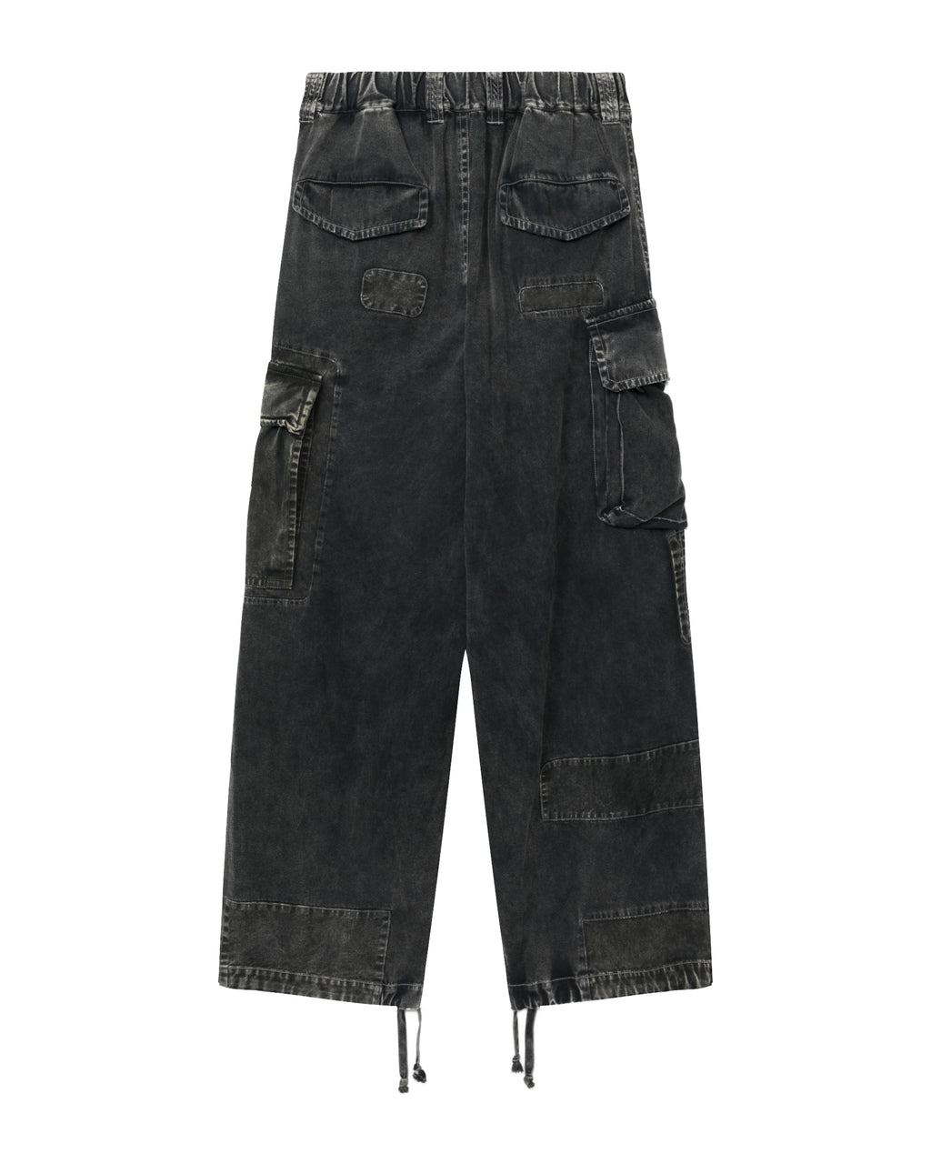 Wide-leg cargo pants