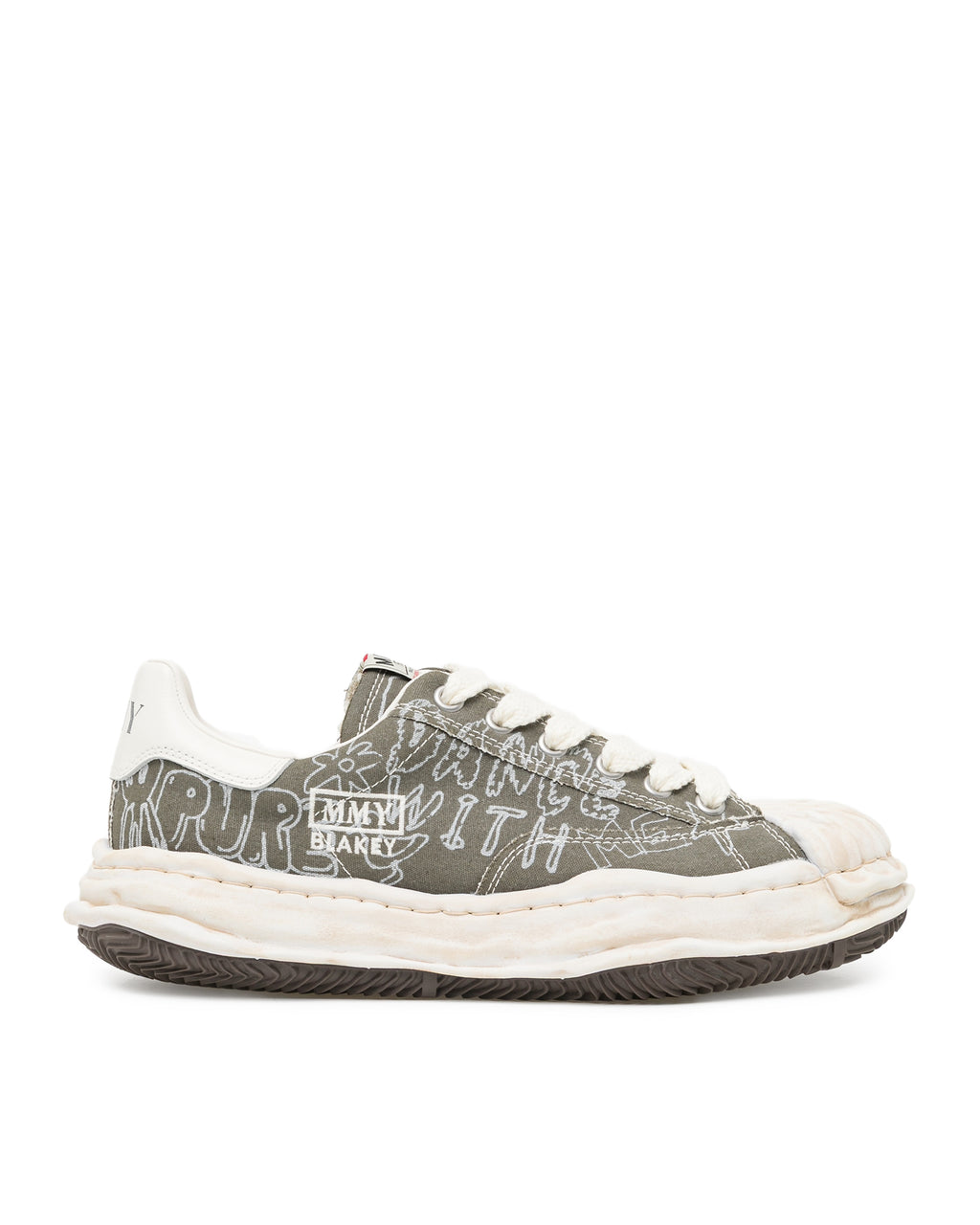 Blakey OG sole graffiti print sneakers