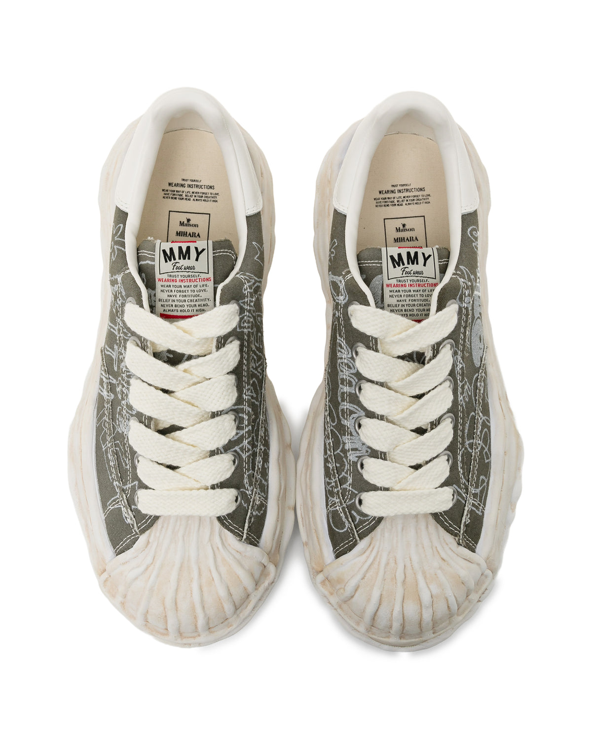 Blakey OG sole graffiti print sneakers