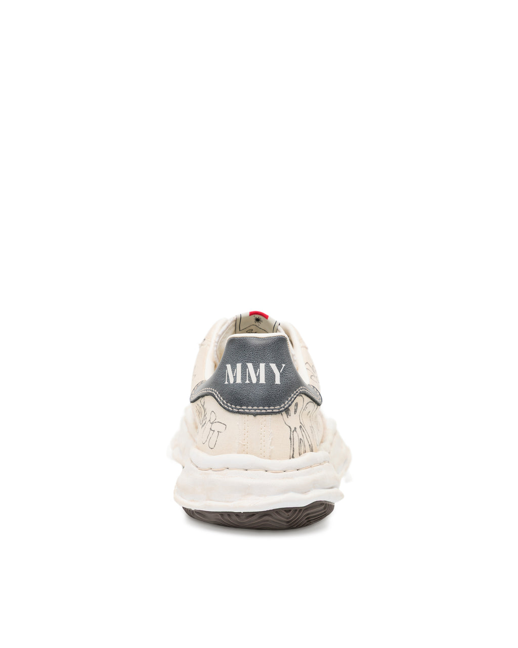 BLAKEY OG sole graffiti printed canvas low top sneaker