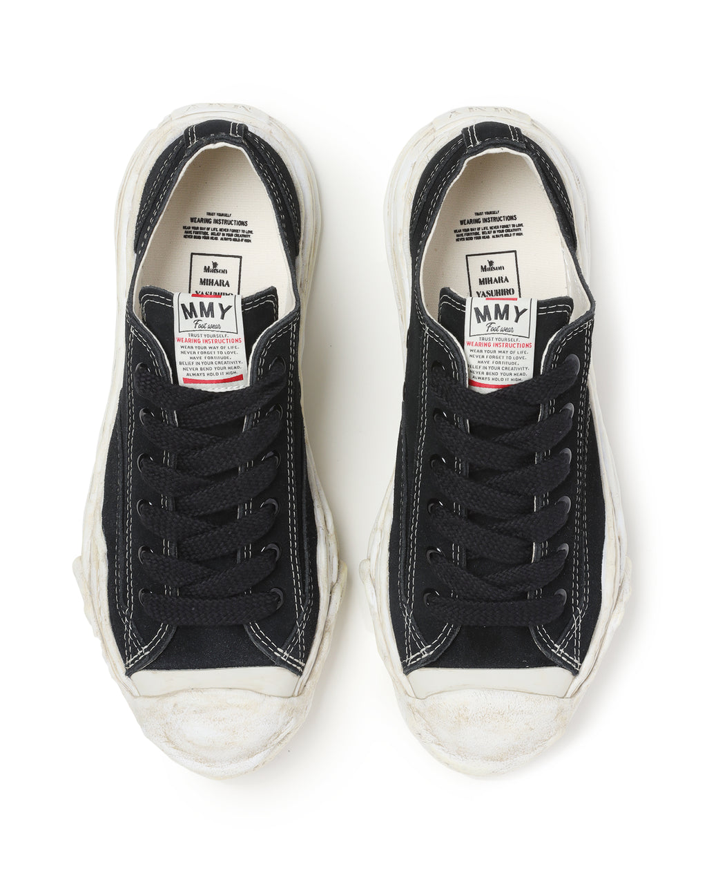 Hank OG dyed sole canvas low-top sneakers