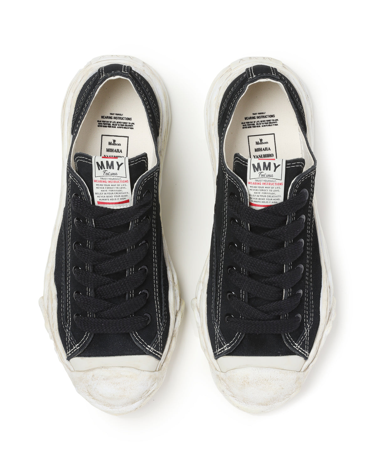 Hank OG dyed sole canvas low-top sneakers