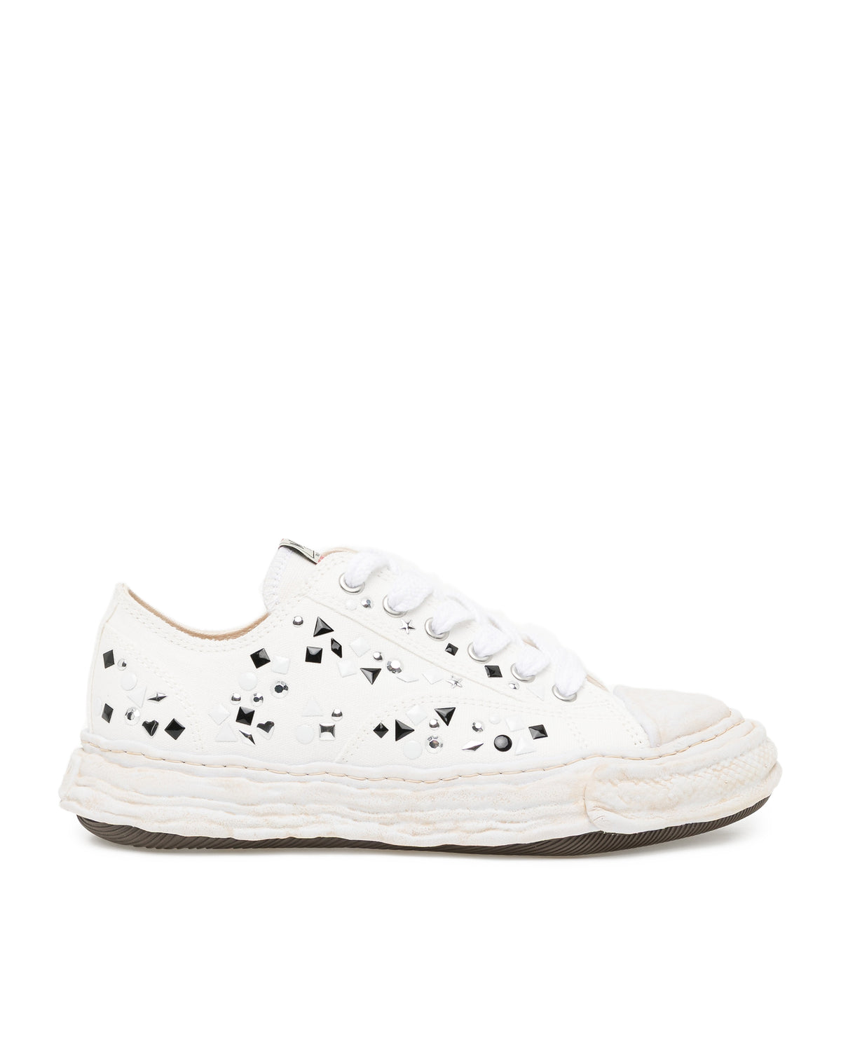 PETERSON23 OG sole embellished canvas low top sneaker
