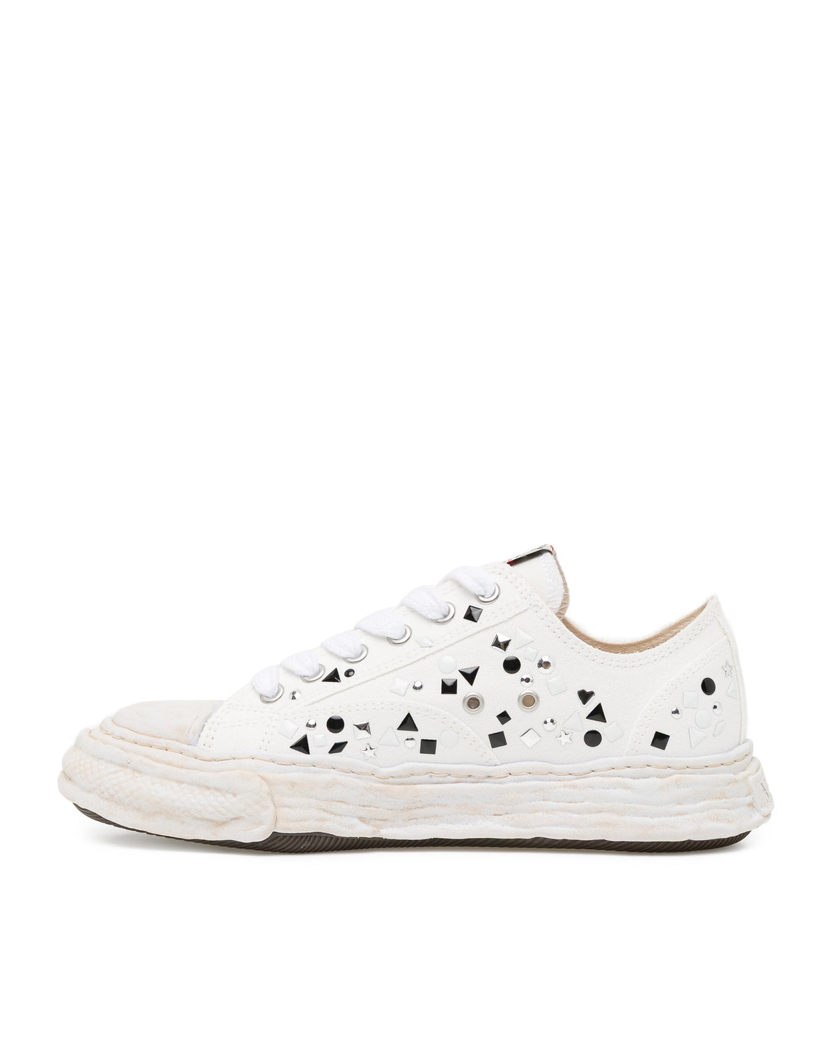 PETERSON23 OG sole embellished canvas low top sneaker