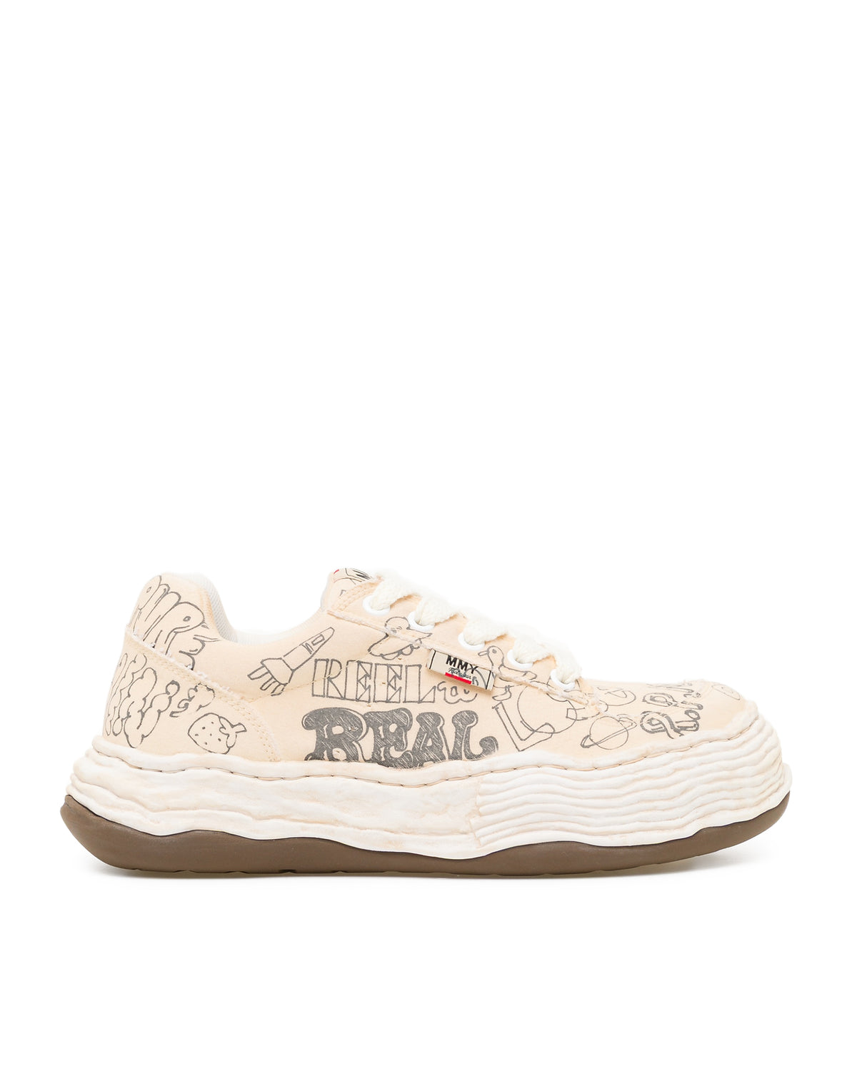 Oliver OG sole graffiti printed sneakers