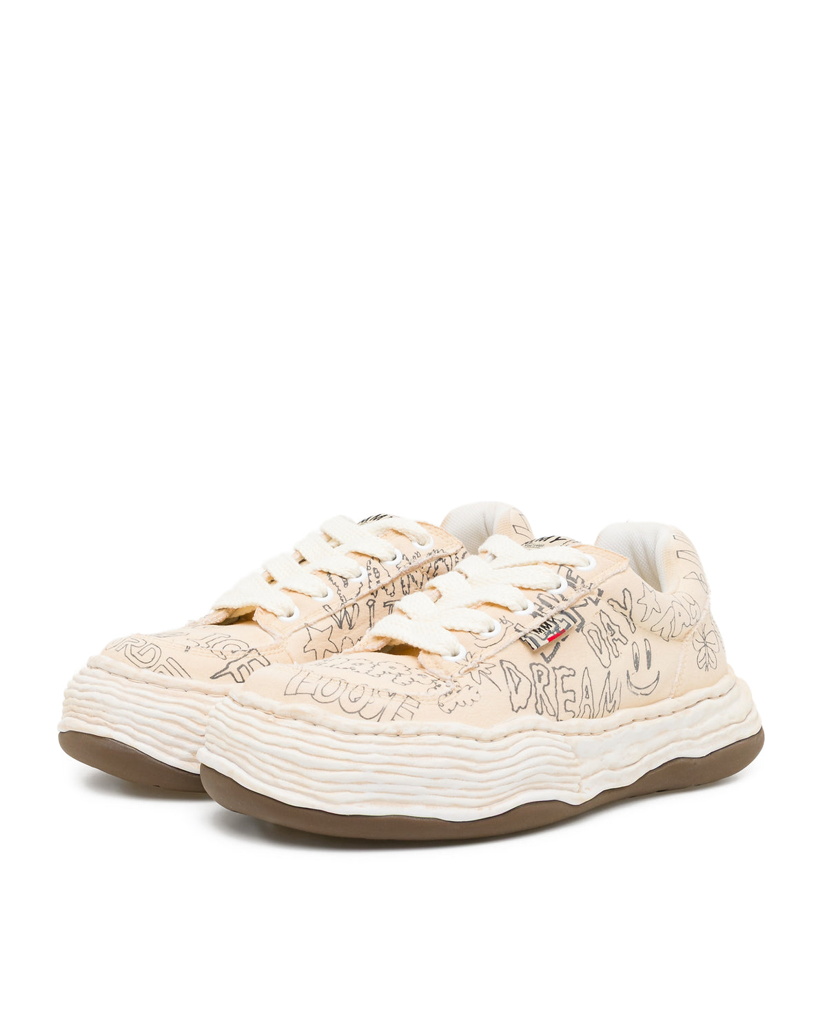 Oliver OG sole graffiti printed sneakers