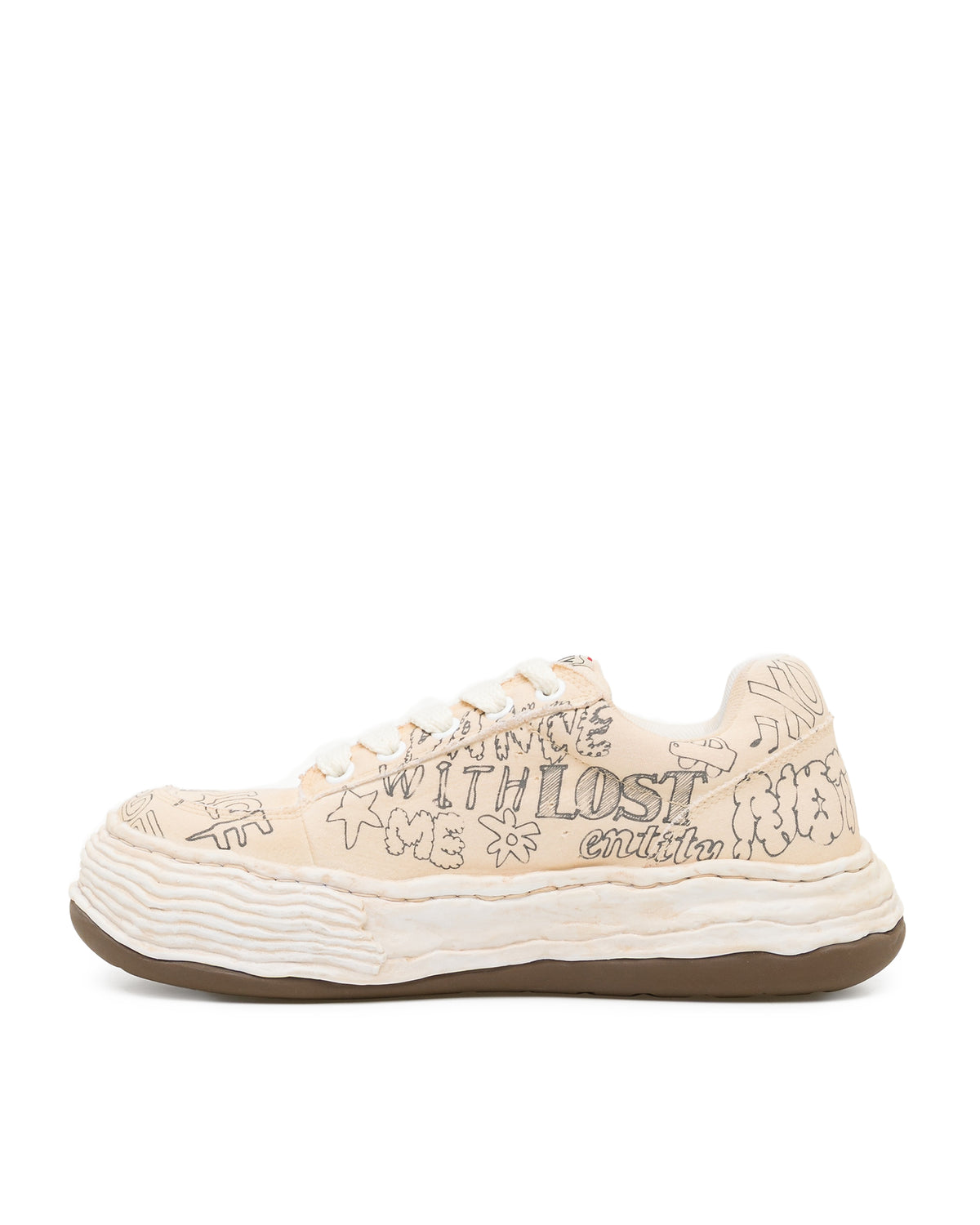 Oliver OG sole graffiti printed sneakers