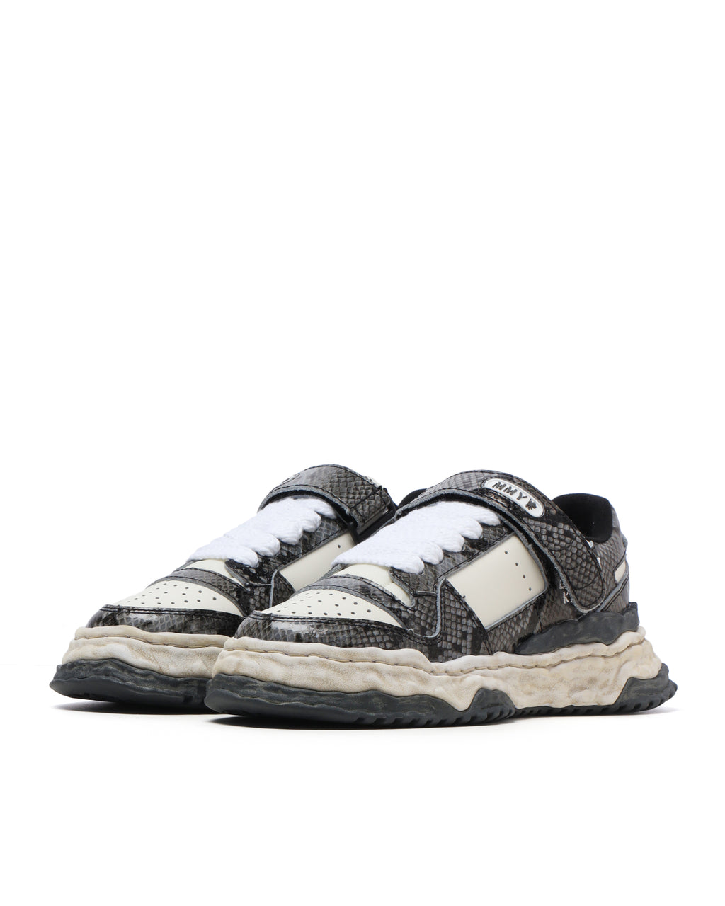 Keith OG sole python printed leather sneaker