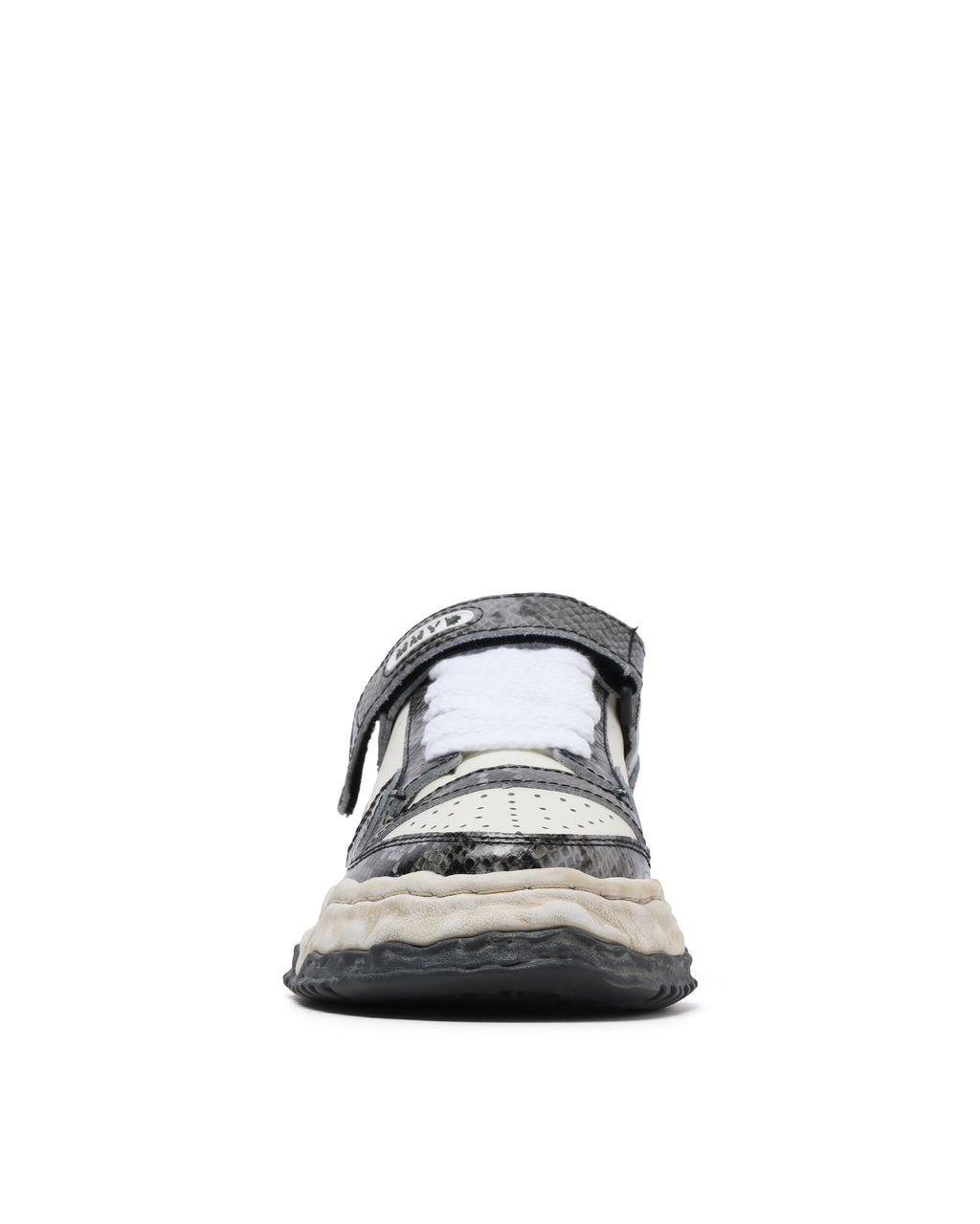 Keith OG sole python printed leather sneaker