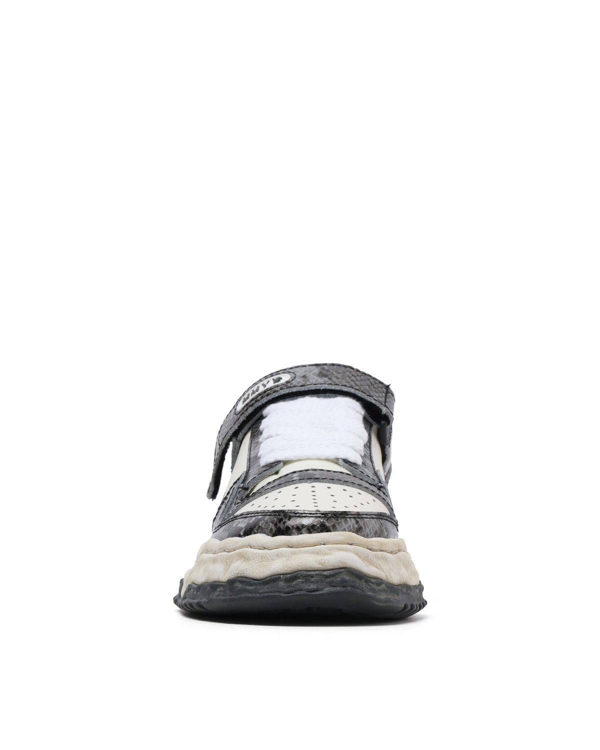 Keith OG sole python printed leather sneaker